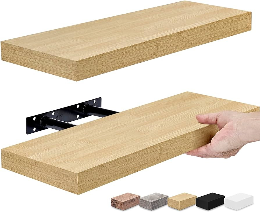 Sorbus Floating Shelves for Wall, Bathroom Shelves Wall Mounted for Kitchen, Bedroom, Bathroom St... | Amazon (CA)