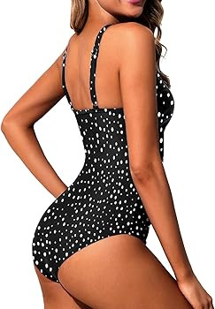 Holipick Women Tummy Control One Piece Swimsuit Modest Bathing Suit Full Coverage High Neck Swimw... | Amazon (US)