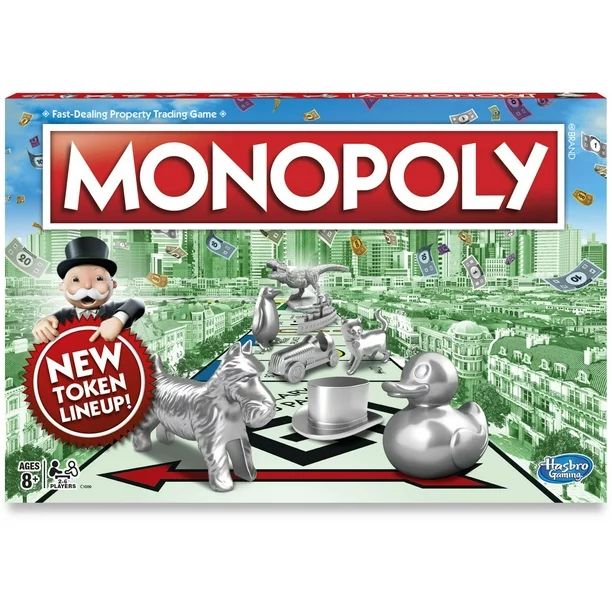 Monopoly Game, Classic Family Board Game for 2 to 6 Players - Walmart.com | Walmart (US)