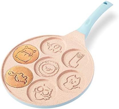 Animal Pancake Pan,Nonstick Pancake Griddle with 7 Unique Cute Animal Grill Pan Crepe Pancake Mol... | Amazon (US)