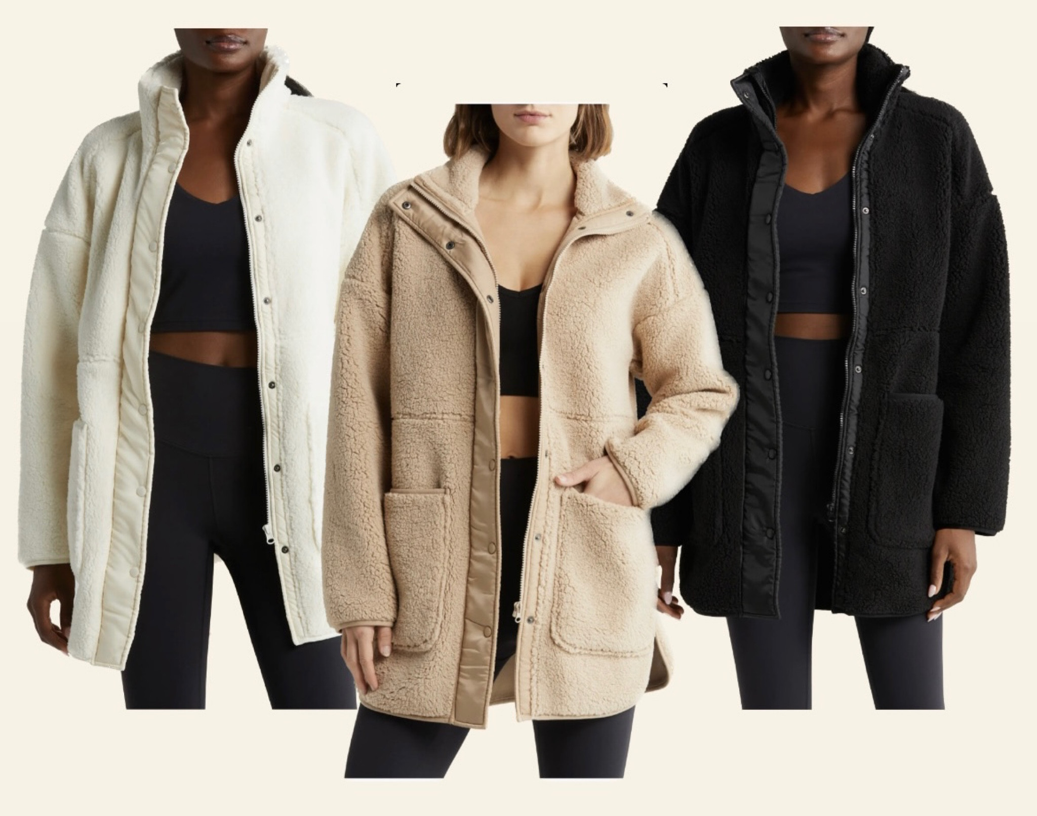 Cozy Faux Shearling Jacket curated on LTK