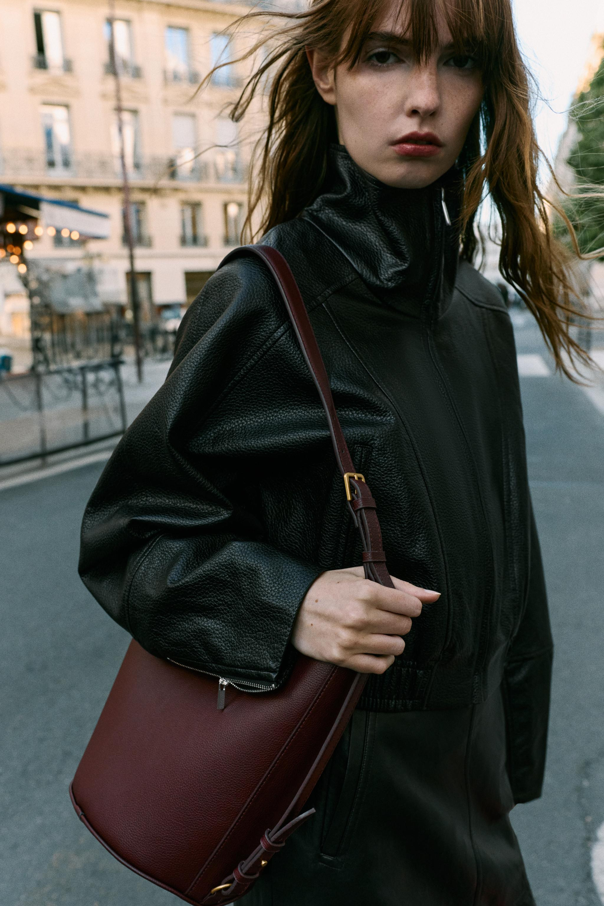 BUCKET BAG WITH BUCKLE DETAIL | Zara UK