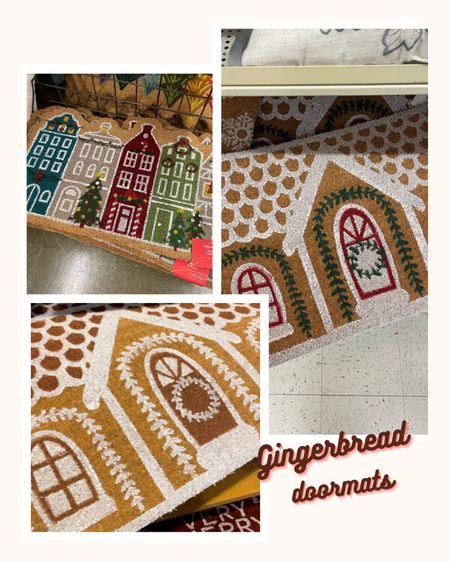The cutest gingerbread house doormats! Don't spend a ton of money on the viral Anthropologie doormat. There are cheaper options for Christmas holiday doormats! 

#LTKHoliday #LTKhome #LTKfindsunder50