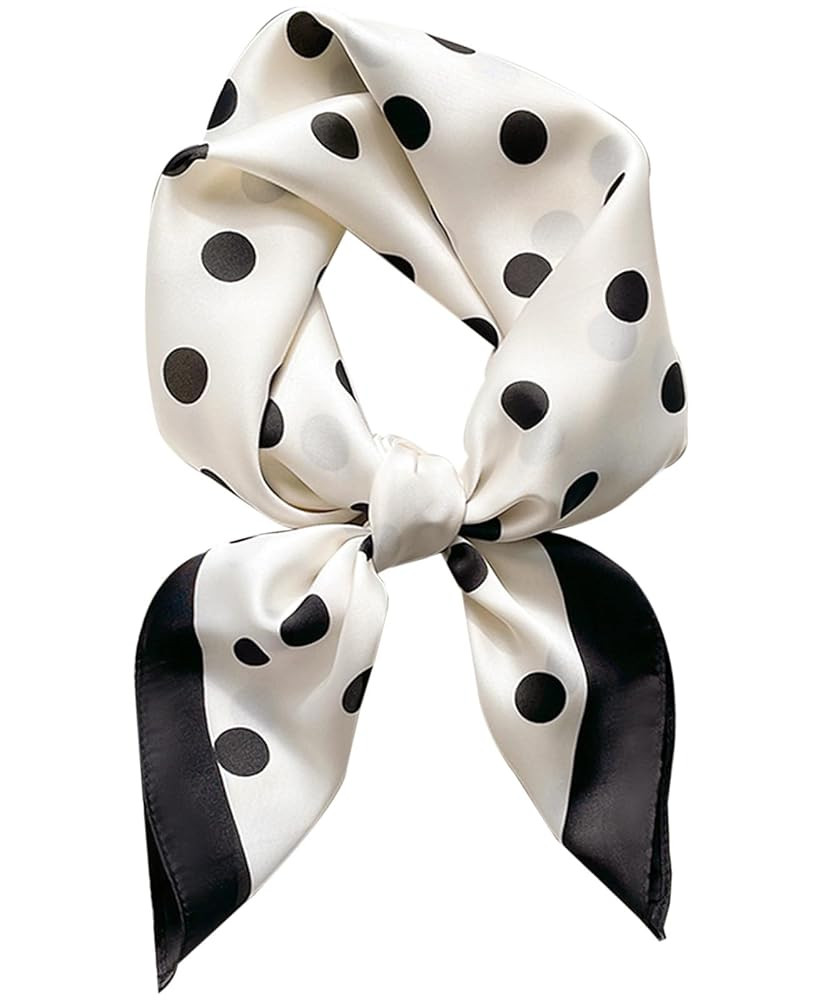 Dailyacc Hair Bandanas Scarf For Women Lightweight Fashion Neck Silk Satin Head Scarves For Sleep... | Amazon (US)