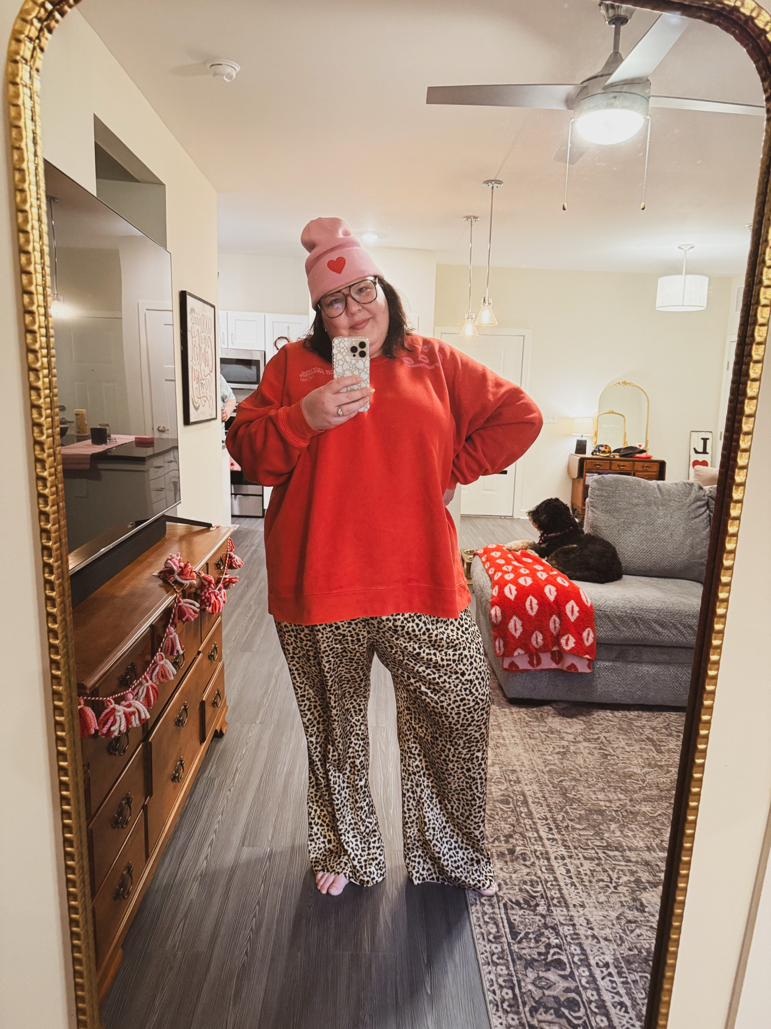Head to toe plus size target outfit - perfect for Valentine’s Day and beyond. I did a 4x in the sweatshirt and a 3x in the satin pants  

#LTKPlusSize #LTKFindsUnder50 #LTKSeasonal