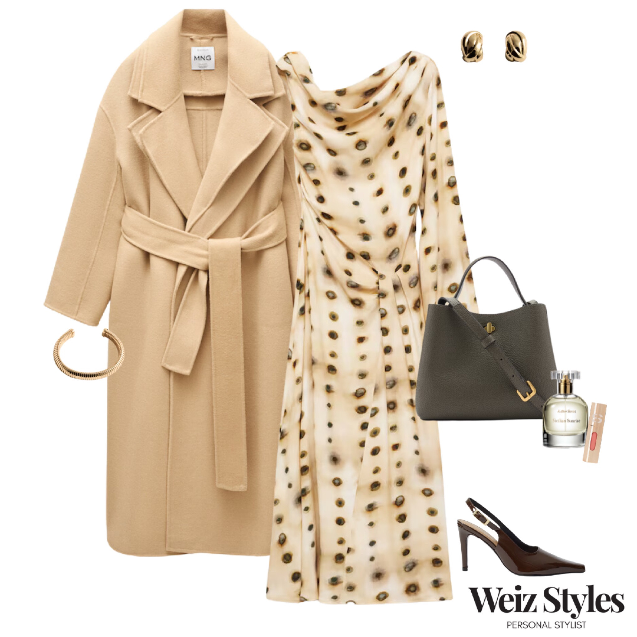 A sophisticated look to up your style game this Autumn ✨ I’m obsessed with the fabulous shape of the dress, something unique to stand out in the crowd 💃🏻

Head to www.weizstyles.com to find out how I can help you on your style journey 💖

Louise x

Personal stylist, styling, ootd, neutral aesthetic, London, Weiz styles, shopping, outfit of the day, uk, confident, handbag, bag, perfume, fragrance, lipstick, lip, elevate your style, feel good, flat lay, shopping, high street, designer, ltk, autumn, dress, mango, statement, feminine, harmonious, chic, fabulous, fab, coat, gold earrings, hoops, womenswear, heels, patent, bag, lipgloss, gold bangle, bracelet, cowl neck, asymmetrical, trendy, trend, detail, yellow, beige, print, aop, autumnal, jewellery 

#FashionMonth #LTKautumn #LTKuk