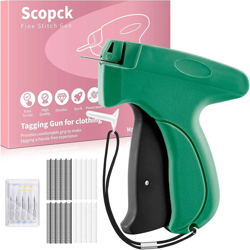 Stitch Gun for Clothes - Handheld Stitch Gun Quick Clothing Fixer - Tagging Gun - Includes 6 Need... | Amazon (US)
