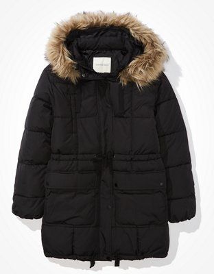 AE Long Puffer Coat | American Eagle Outfitters (US & CA)