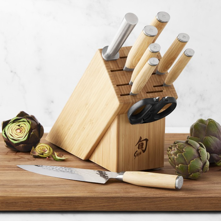Shun Premier Blonde Knives, Set of 10 | Williams-Sonoma