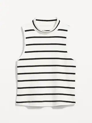 Mock-Neck Rib-Knit Top | Old Navy (US)