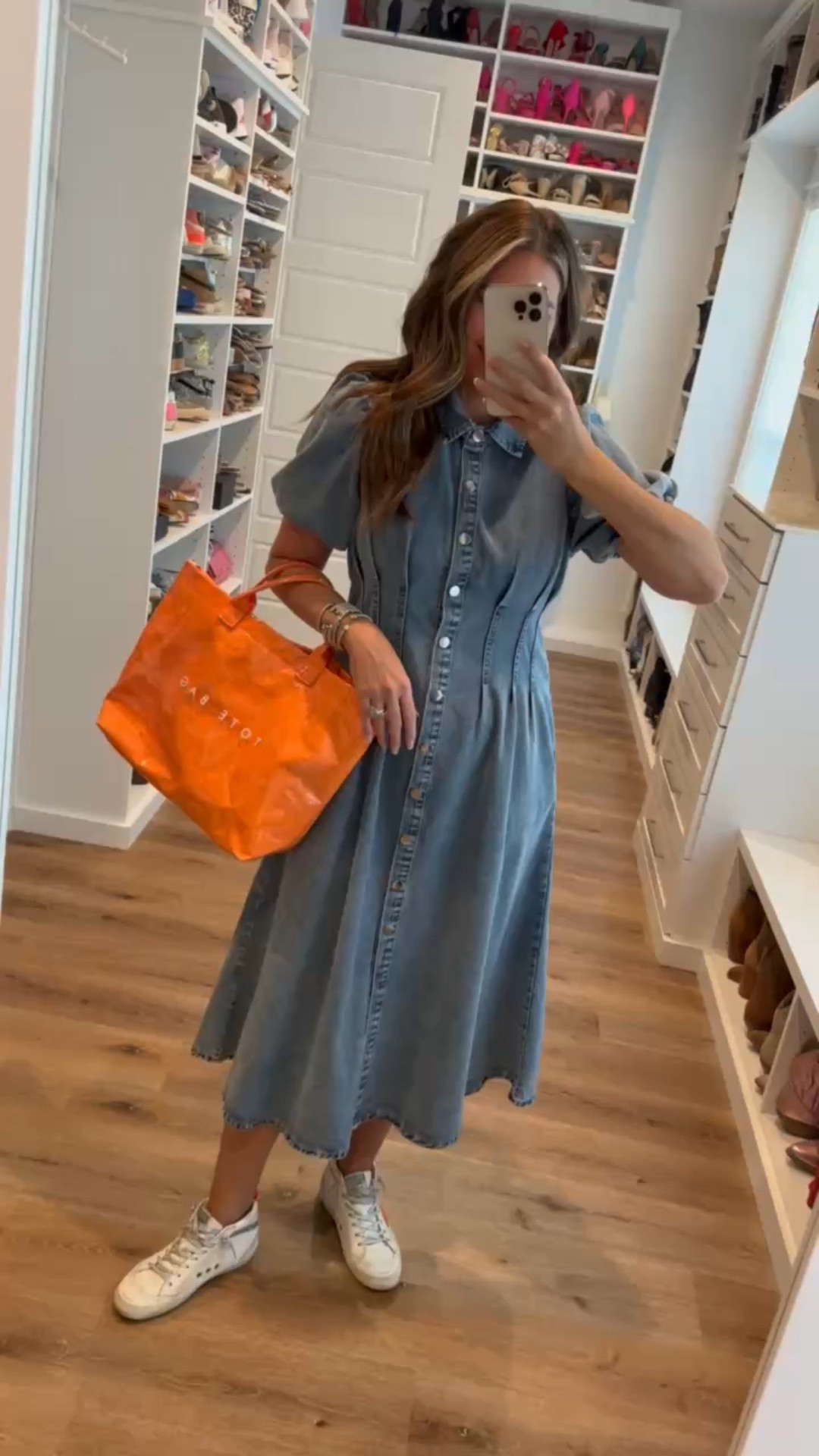 Bright, colorful, and actually practical teacher outfits — all from Amazon! Comfortable enough for a full day on your feet and cute enough for the classroom and beyond. In a medium button down midi denim dress, tote and accessories- fits tts. Shop dandy, back to school, teacher outfits, teacher dress, teacher maxi dress, budget friendly

#LTKSeasonal #LTKStyleTip #LTKFindsUnder50