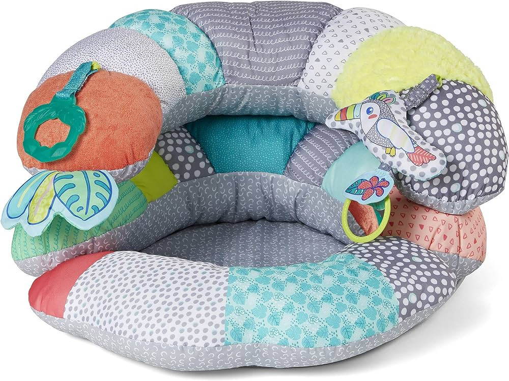 Infantino 2-in-1 Tummy Time & Seated Support - for Newborns and Older Babies, with Detachable Sup... | Amazon (US)