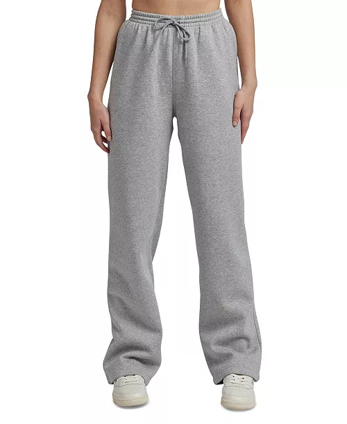 Women's Fleece Straight-Leg Sweatpants | Macy's