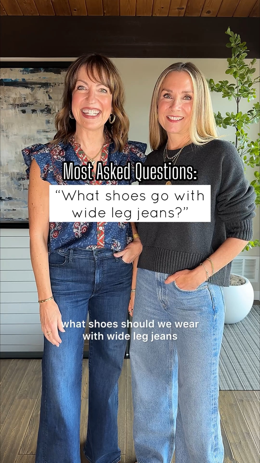 Comment SHOP for links!!🛍️
Sometimes it can be so confusing figuring out what shoes to wear with wide leg jeans! We think it’s best to avoid bulky, round toe shoes and stick with a pointy toe heel, boot or flat! Sneakers work, too, but keep the sneaker style slim like our low profile and retro styles. If you wear the right shoes, wide leg jeans make you look like you have legs for days!!
How to Shop:
-Comment SHOP for links!
-Click the link in our bio to shop!
-Watch our stories for links!

Mother denim, Agolde denim, Social Threads, Quince, Sam Edelman, Adidas, All Saints, Madewell, pointed toe booties, 
Dolce Vita, Zara, loafers 

#LTKStyleTip #LTKOver40 #LTKShoeCrush