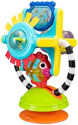Sassy Fishy Fascination Station 2-in-1 Suction Cup High Chair Toy | Developmental Tray Toy for Ea... | Amazon (US)