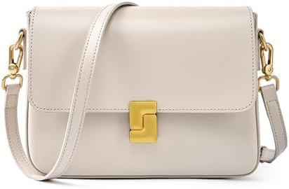 Shoulder Bags for Women, Genuine Leather Crossbody Purses Vintage Handbags-Adjustable Strap Desig... | Amazon (US)