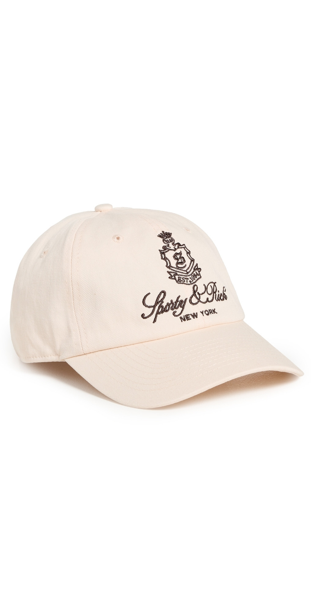 Sporty & Rich Vendome Hat Ecru One Size | Shopbop