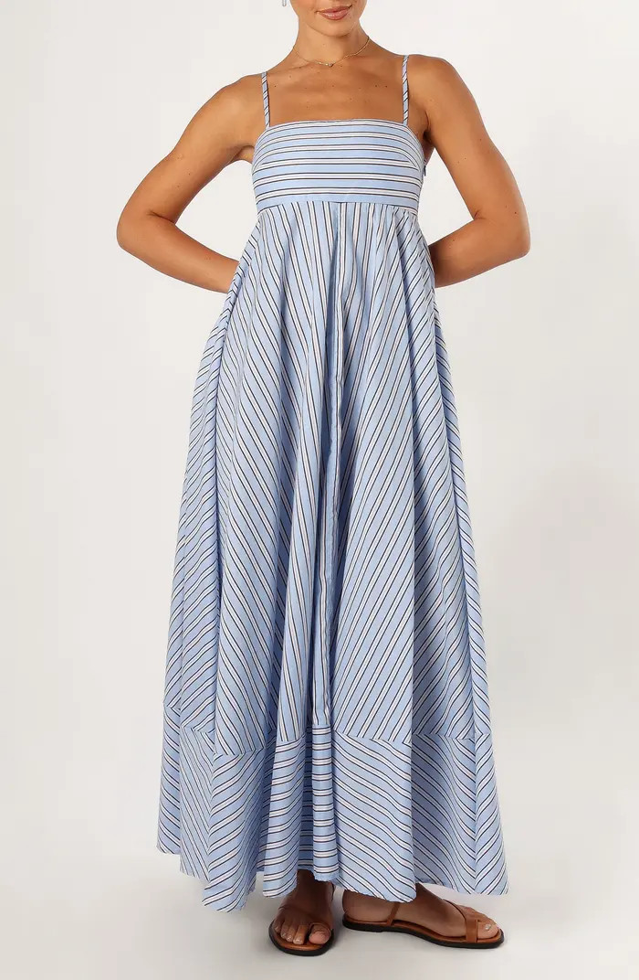 Iggy Stripe Cotton Maxi Dress | Nordstrom