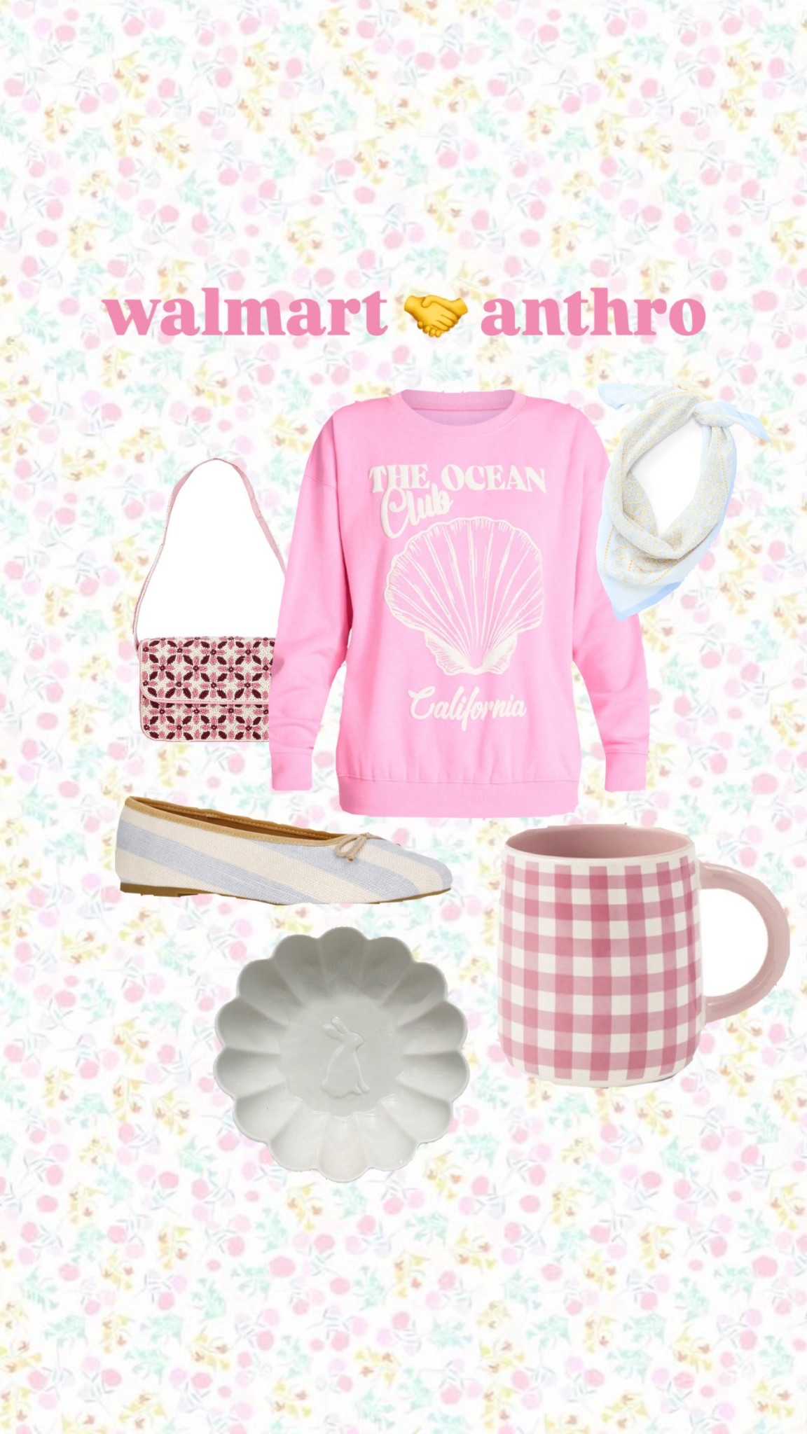 Walmart is taking all the inspiration from anthropology lately and it shows!! Affordable look for less with all the class and expensive feel you could grab from Anthro! Loving these finds! 🩷

Perfect for Easter decor, Easter baskets, spring outfit inspo, beach trips, spring break and adding a pop of color to your wardrobe this spring! ☀️

#LTKSpringSale #LTKootd #LTKHome