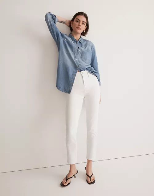 Stovepipe Jeans in Pure White | Madewell