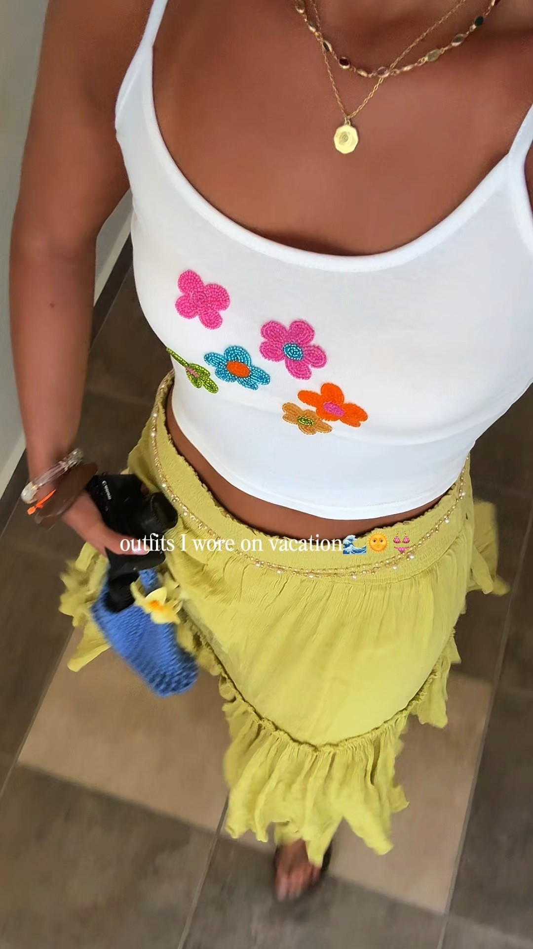 outfits I wore on vacation 

outfit 1
top: 
skirt: medium 
bag: princess Polly 
shoes: 10

outfit 2
Dress: cyber sweetie 
Shoes: Azzura (farfetch) 
bag: Amazon 

outfit 3:
bikini: Monday swimwear (medium) 
top: meshki (medium)
bottoms: Zara (large) 
shoes: Amazon (10)
bag: the real real 

outfit 4:
dress: Zara (medium) 
shoes: Amazon 
bag: Amazon 

outfit 5
bikini: Monday swimwear (medium) 
cover up: Monday swimwear (large) 
shorts: Zara (large) 
bag: Marshall’s
shoes: Amazon 

outfit 6
bikini: Zara (medium) 
skirt: Aritzia (Xl) 
bag: fashion file (goyard) 
shoes: the real real (Chanel) 

#LTKSeasonal #LTKTravel #LTKSwim