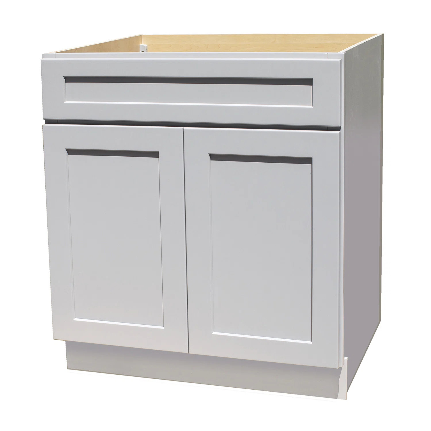 Hallatrow Gray Shaker Farmhouse Sink Base Cabinet | Wayfair North America