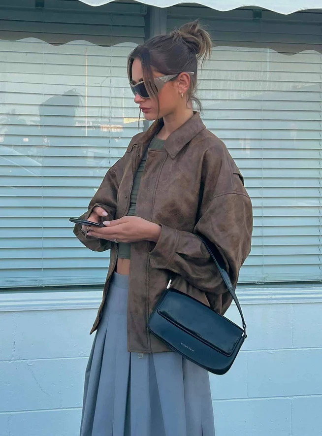 Kenny Bomber Chocolate | Princess Polly AU