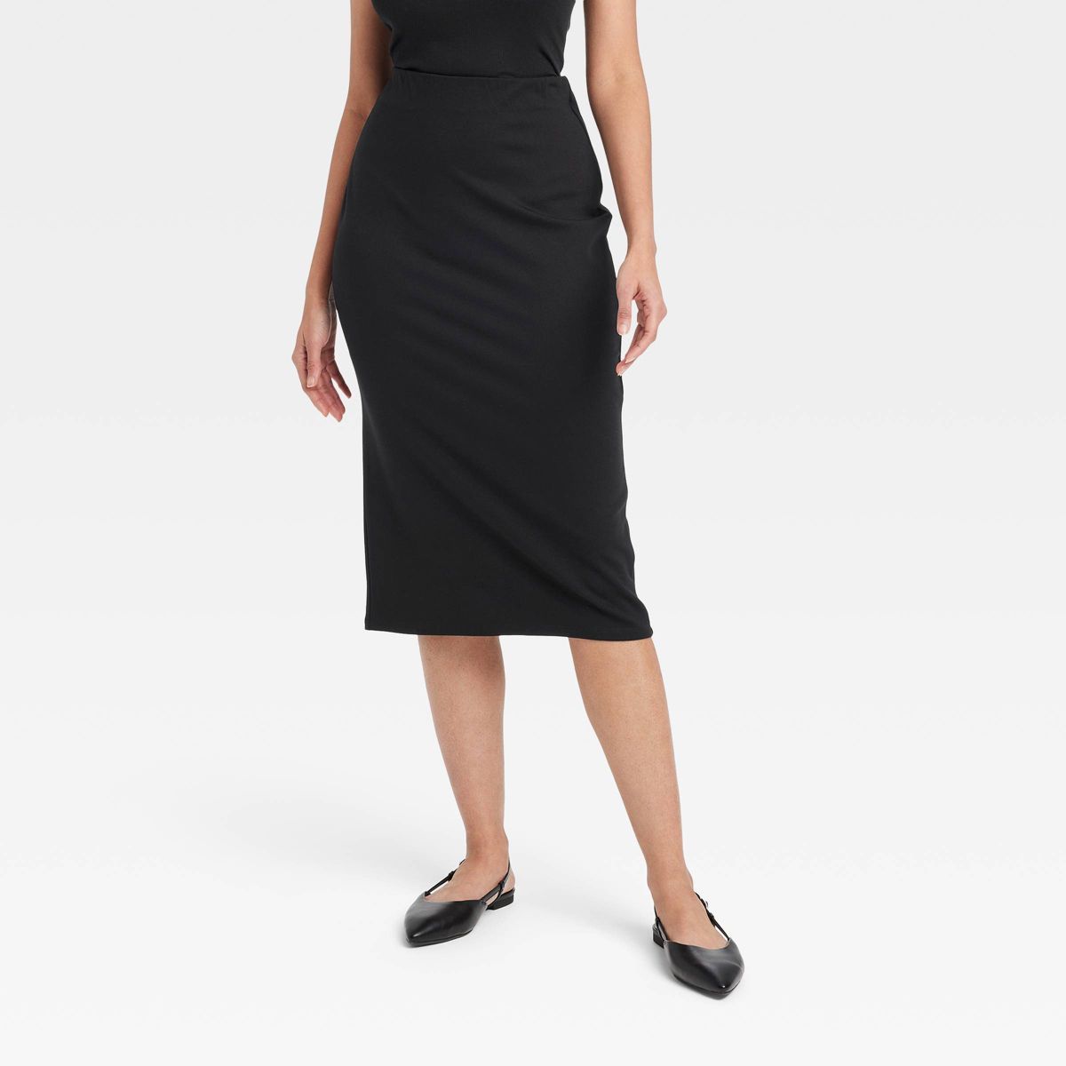 Women's Pencil Skirt - A New Day™ Black XS | Target