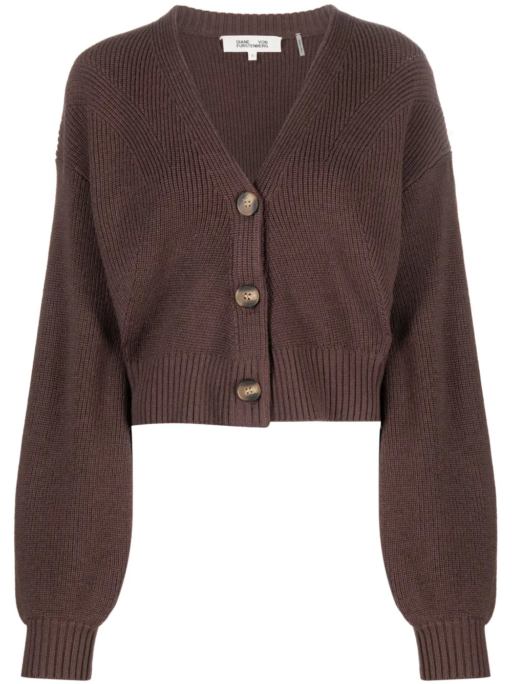 DVF Diane Von Furstenberg Leslie V-neck Cardigan - Farfetch | Farfetch Global