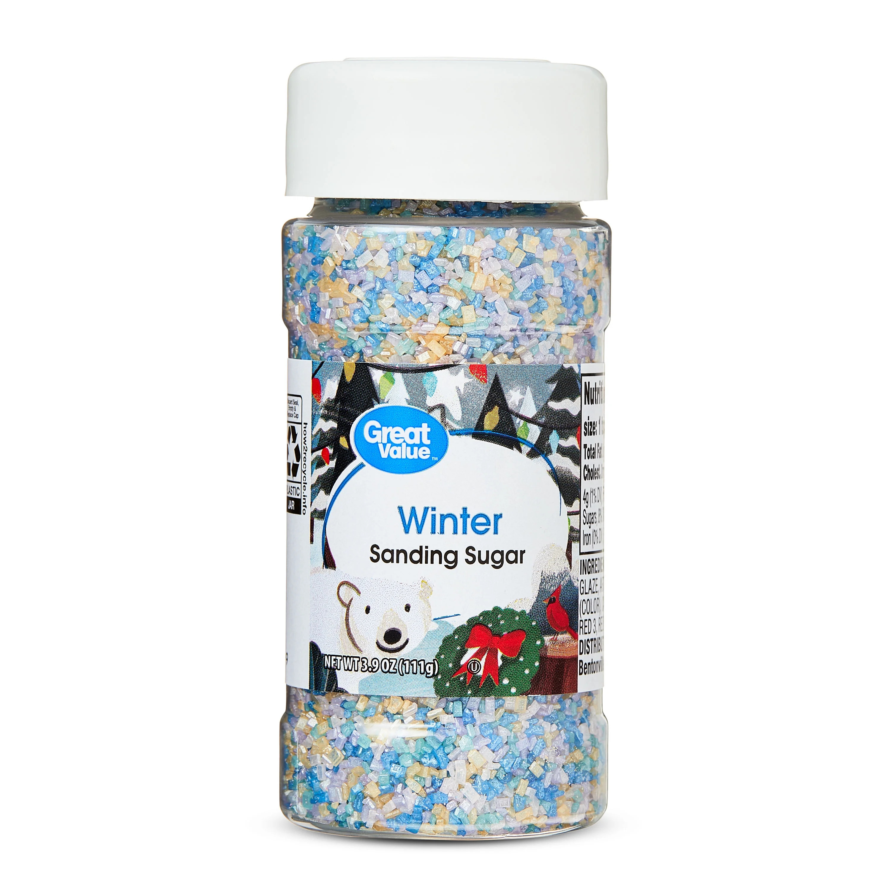 Great Value Winter Sanding Sugar, 3.9 oz | Walmart (US)