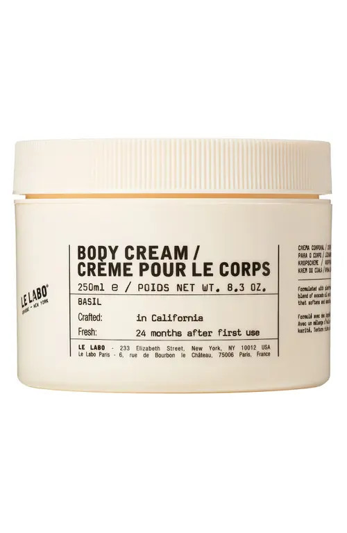 Le Labo Basil Body Cream at Nordstrom, Size 8.5 Oz | Nordstrom