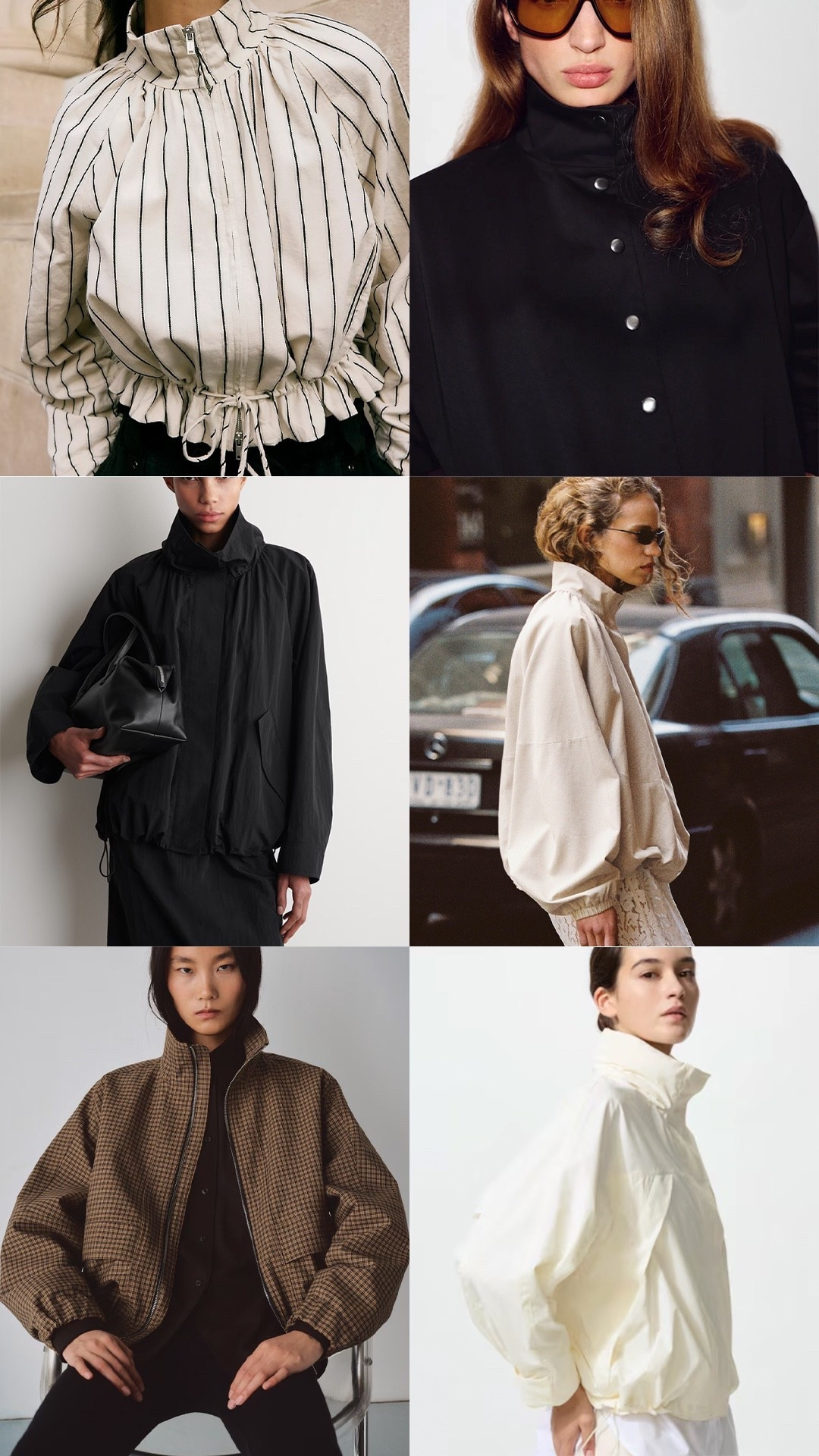 6 Funnel neck jackets I ❤️