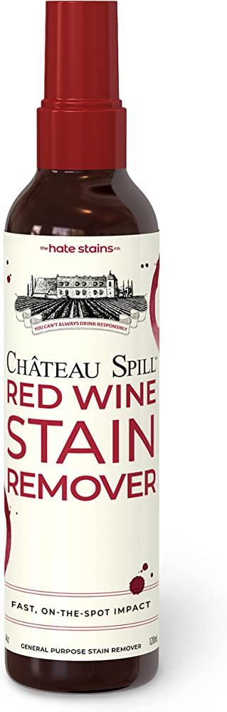 Chateau Spill Red Wine Stain Remover for Clothes – 4oz Safe Stain Remover Spray for Stubborn St... | Amazon (US)