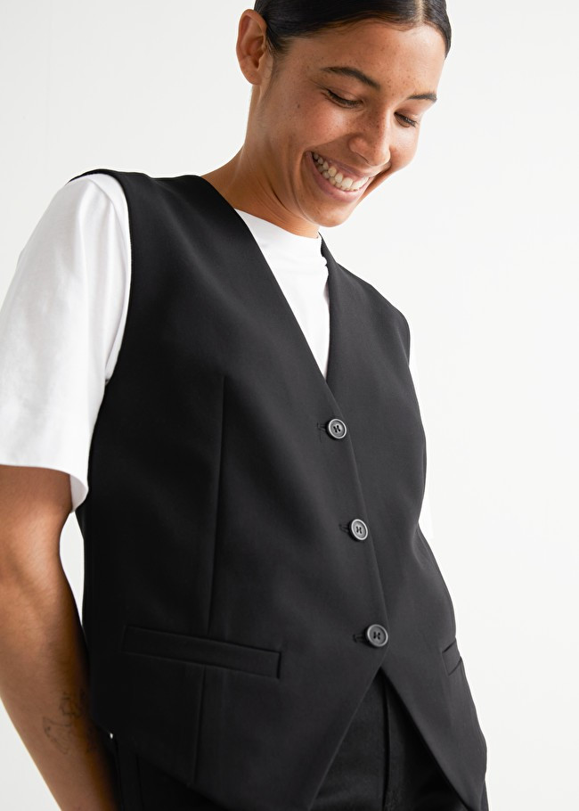 Oversized Buttoned Vest | & Other Stories (EU + UK)