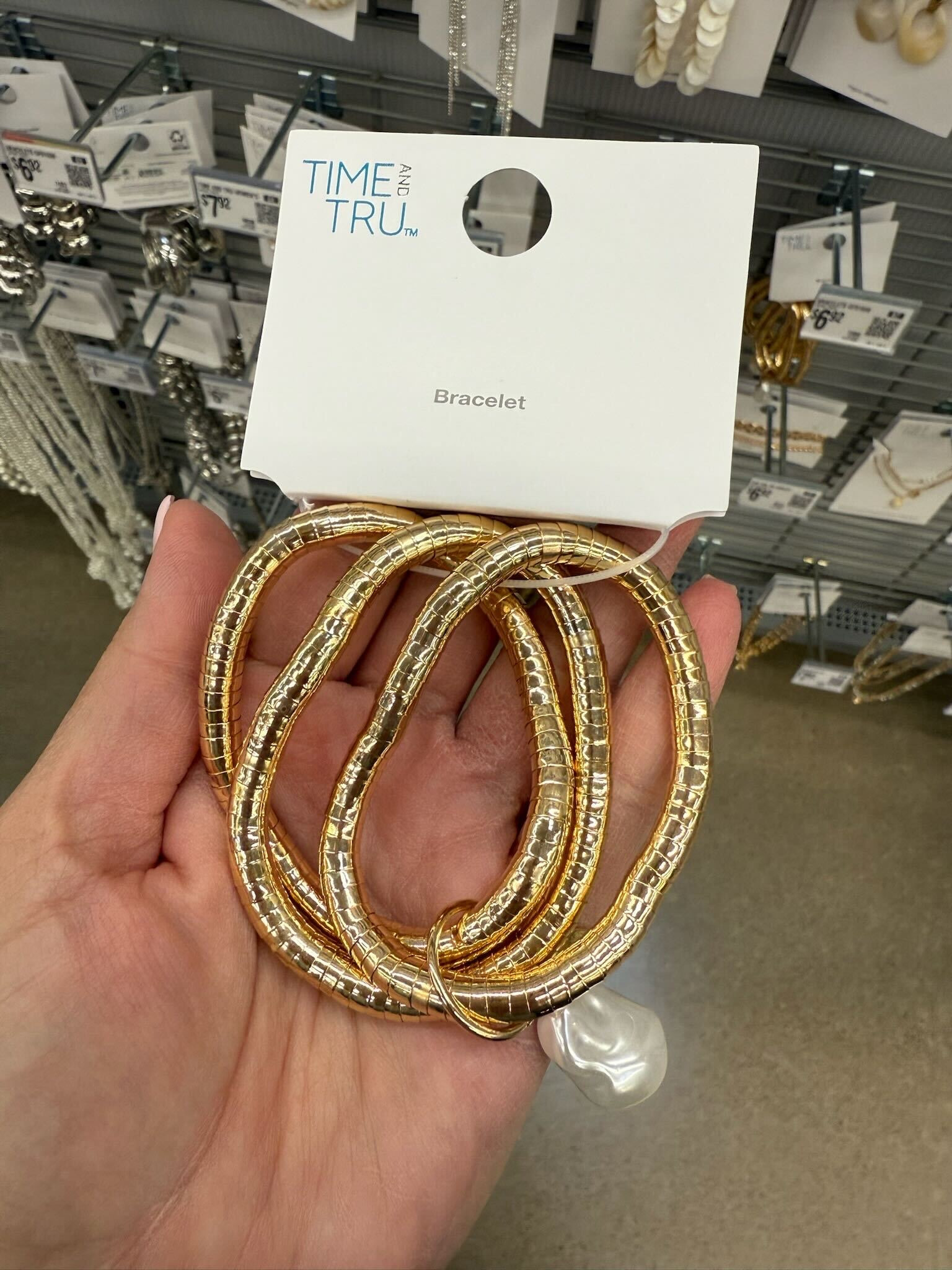 This Walmart gold and pearl bracelet is perfect for the summer  

#LTKSummerEdit #LTKStyleTip #LTKFindsUnder50