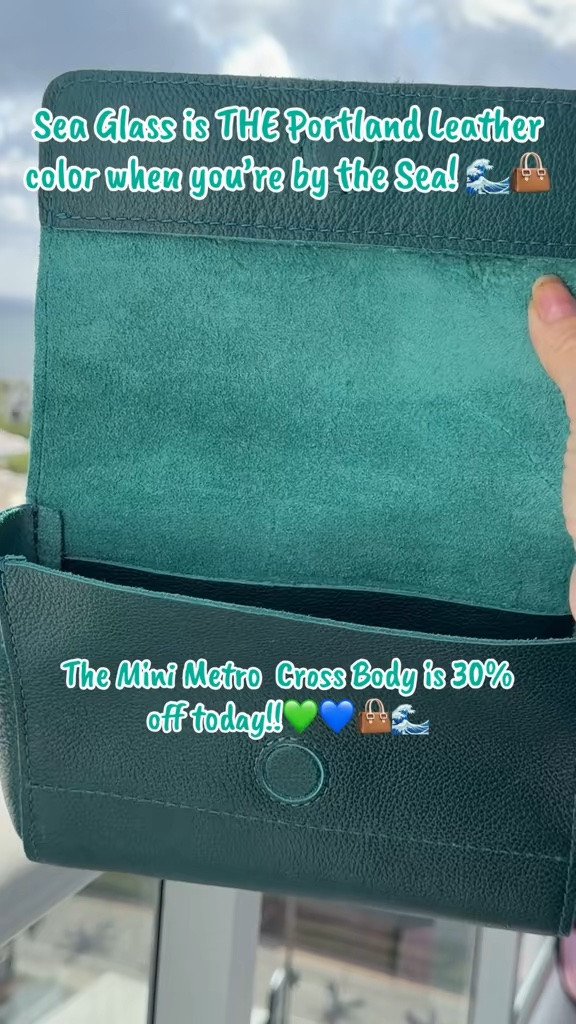 Portland Leather Sea Glass Mini Metro Crossbody is one of my faves! 👜Code: SERVE30 for 30% off!💚

#LTKootd #LTKSaleAlert #LTKdayinmylife