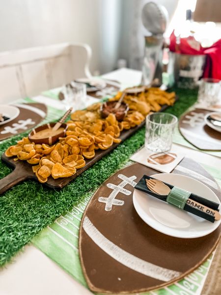 Ready for some Football? Deck the Table for Game Day! #footballparty #football #hostess #watchparty #fall #fallentertaining #target 

#LTKparties #LTKSeasonal #LTKhome
