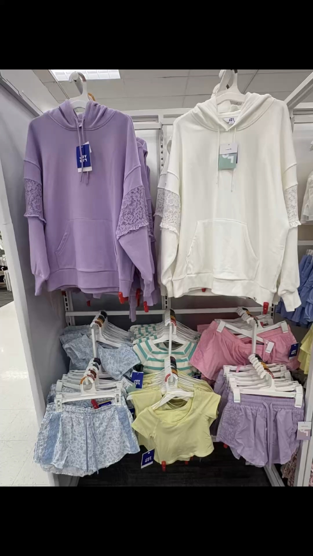 I think these lace/crochet trim sweatshirts and shorts are so cute!

Which color is your favorite? 

Free people look for less, target joy lab 

#LTKActive