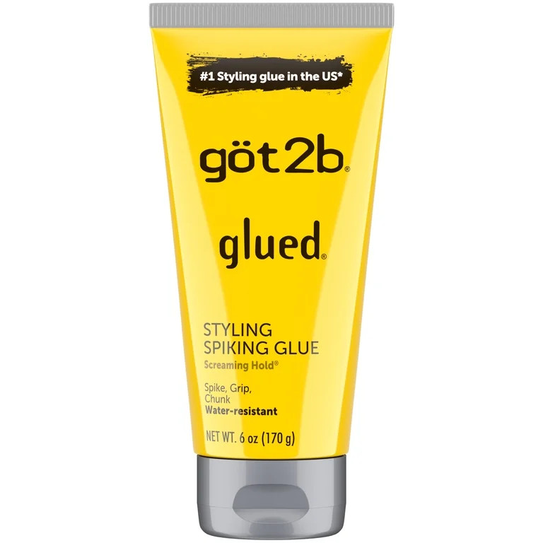 got2b Glued Styling Spiking Hair Gel, Water-Resistant, Bold, Screaming Hold Spikes, 6 oz | Walmart (US)