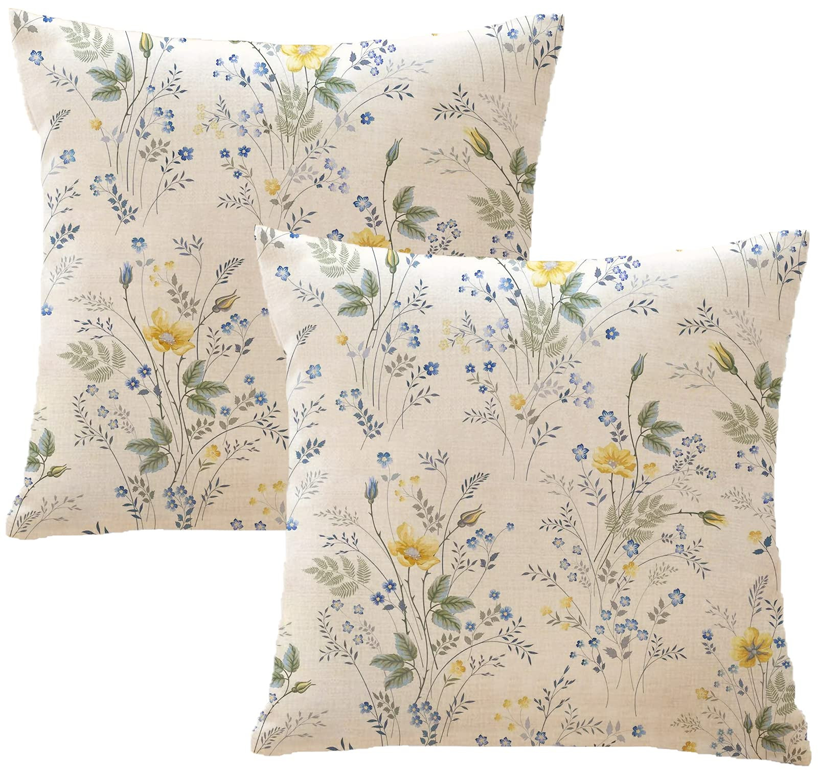 White floral Pattern Yellow Flower | Amazon (US)