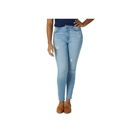 Wrangler Womens Ripped Skinny Jeans Glacier 2 | Walmart (US)