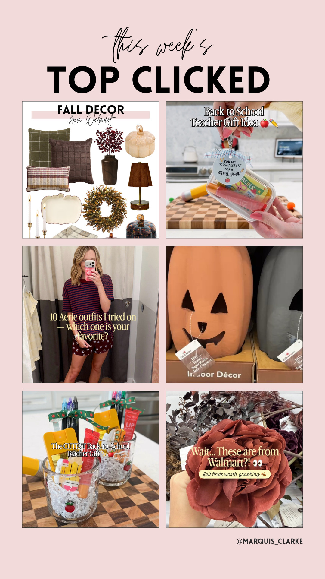 This week’s most-clicked finds! Fall decor, Aerie try-ons, seasonal finds + the cutest teacher gift ideas! Sharing all the things you guys were loving most this week!

weekly top clicked - most loved finds - fall decor - fall fashion - Aerie outfits - teacher gift ideas - seasonal finds - affordable finds

 

 #LTKootd #LTKmomlife #LTKSeasonal