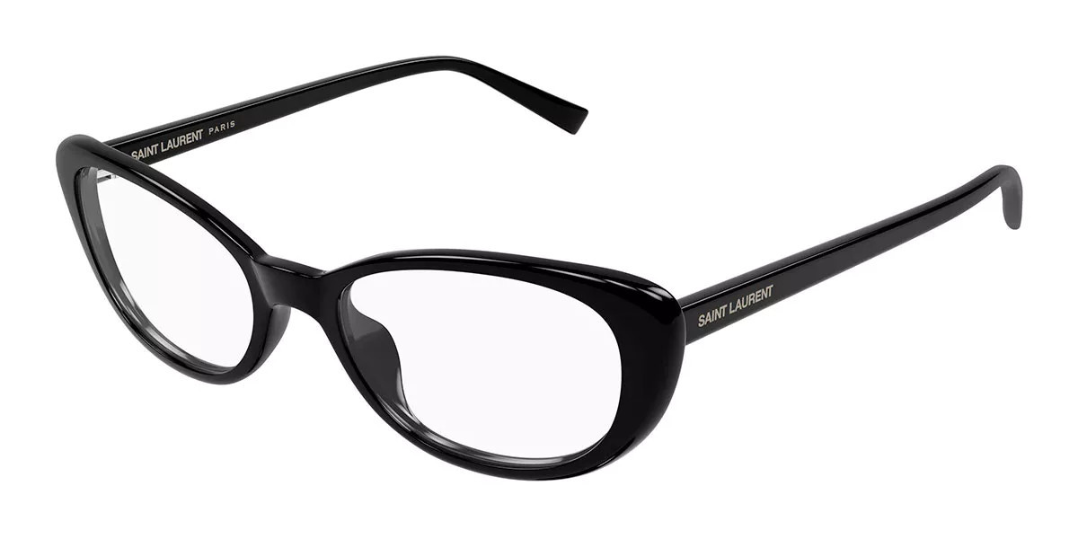 Saint Laurent SL 822 OPT 001 Women’s Glasses Black Size 52 - Free Lenses - Blue Light Block Available | SmartBuyGlasses Global
