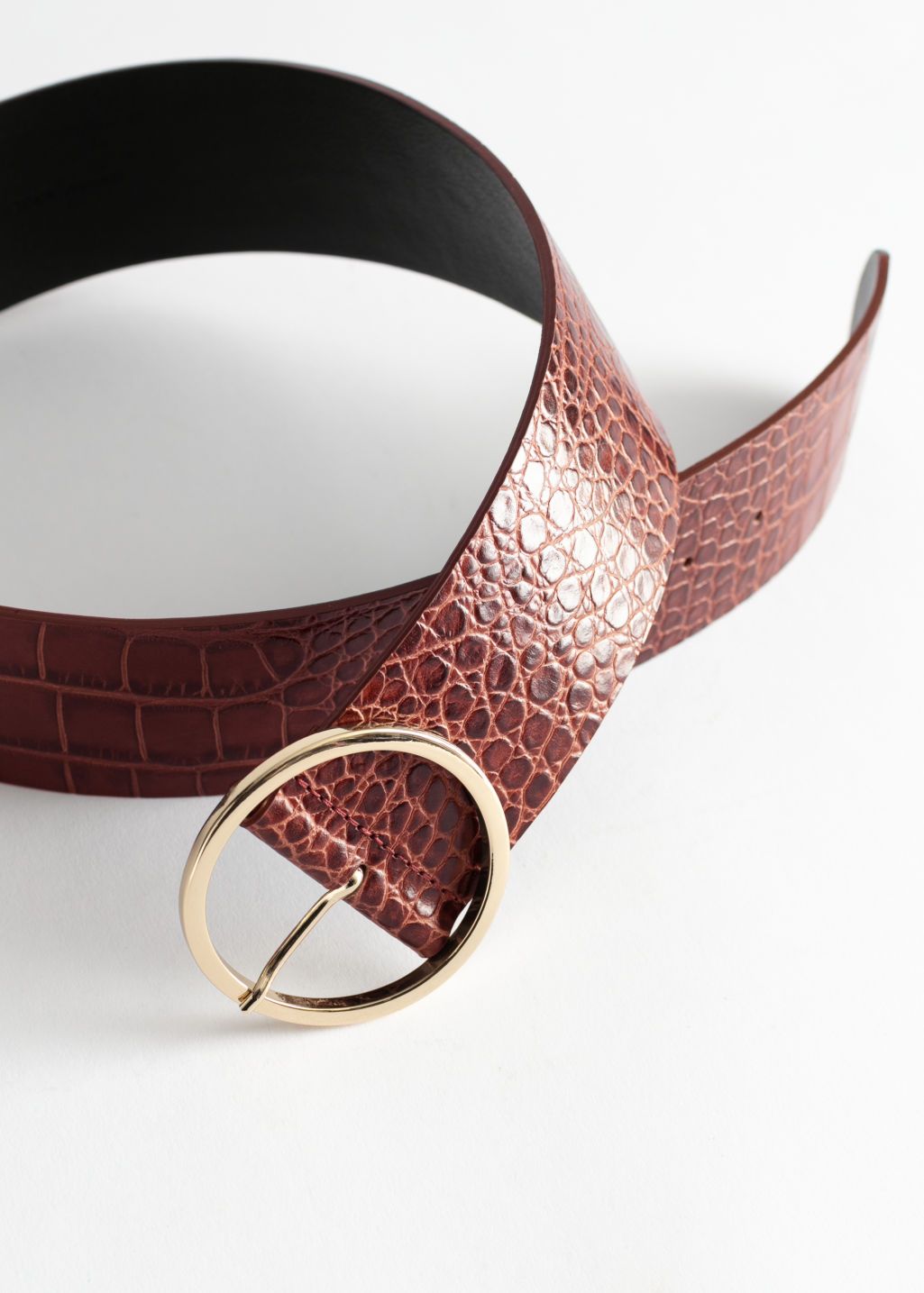 Circle Buckle Leather Belt | & Other Stories (EU + UK)