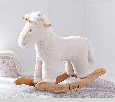 Unicorn Jumbo Plush Rocker | Pottery Barn Kids | Pottery Barn Kids