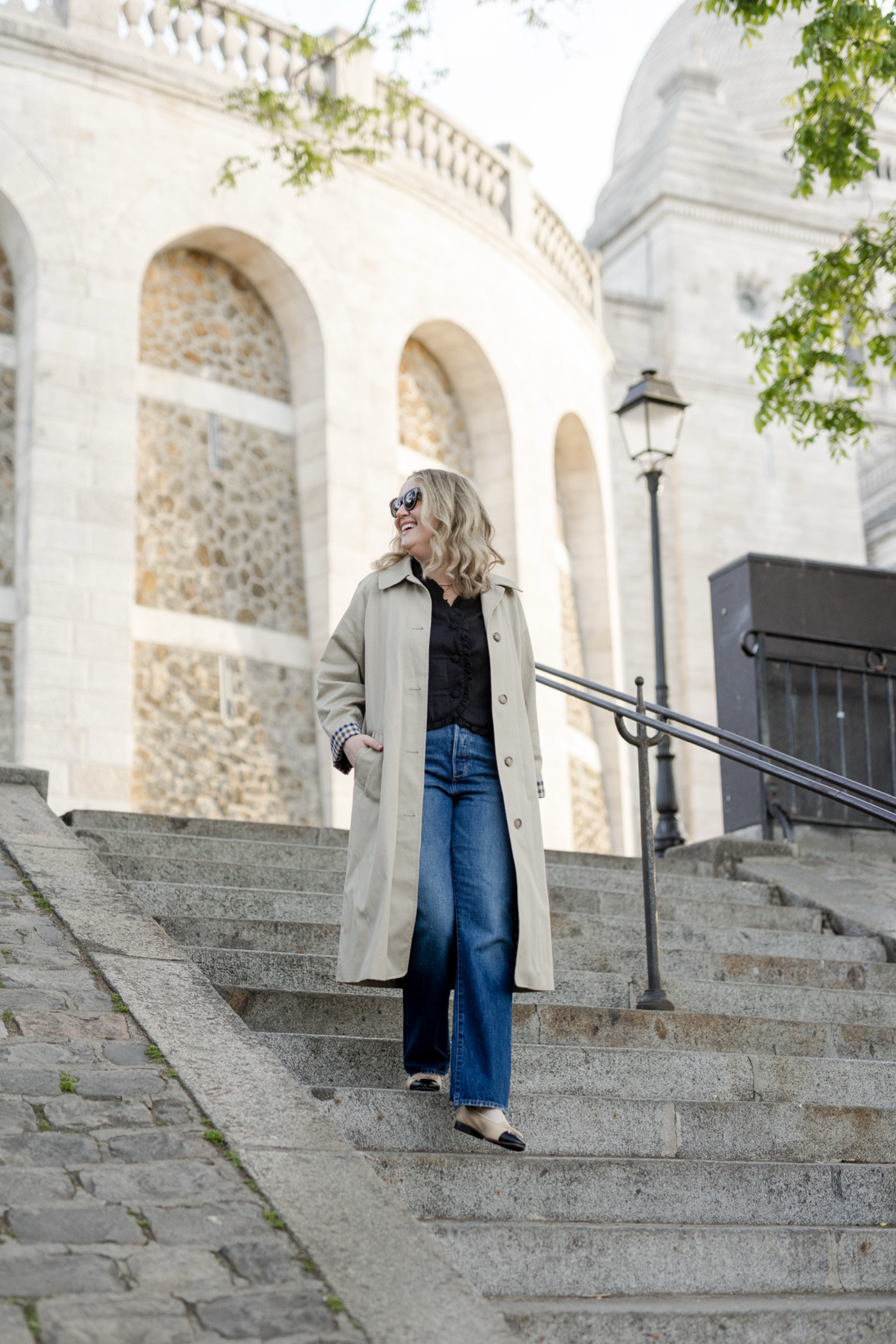 Trench coat in Paris 
