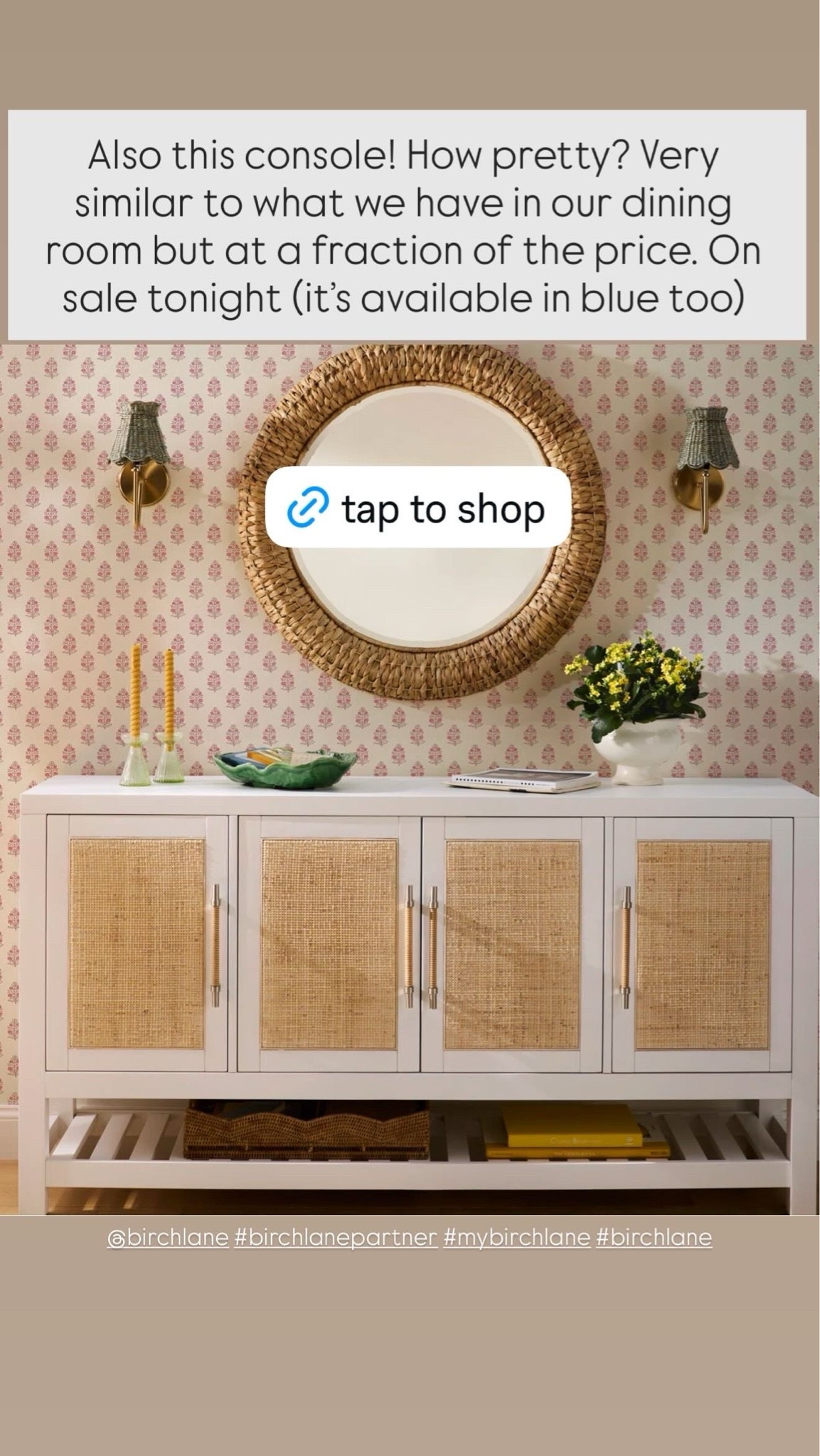 Love this console for an entryway or dining room! It’s so similar to our own dining room console (but a fraction of the price and currently on sale…) also comes in blue!!

#LTKSaleAlert #LTKHome #LTKdayinmylife