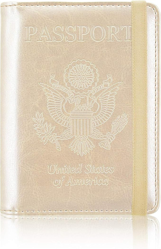 ACdream Passport Holder Cover, Leather Travel Wallet Case, RFID Blocking Document Organizer Prote... | Amazon (US)