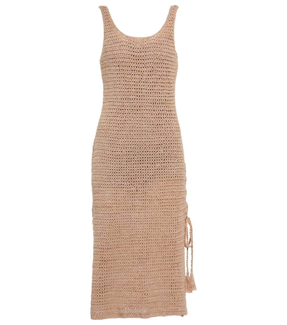 Athena crochet cotton midi dress | Mytheresa (US/CA)