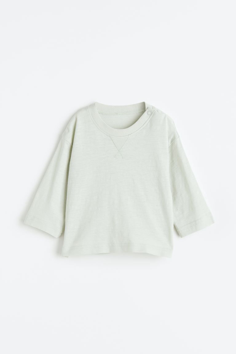 Cotton Jersey Shirt | H&M (US + CA)